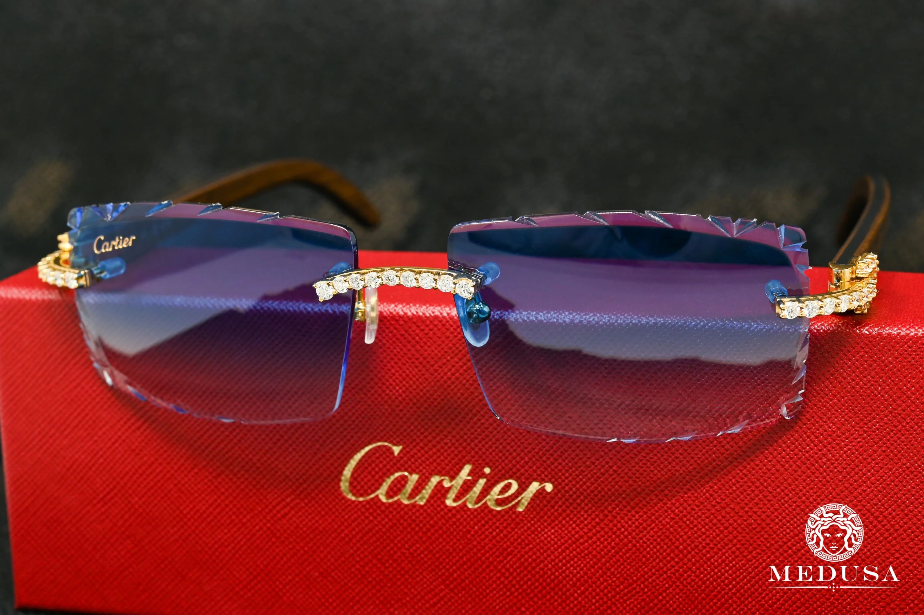 Cartier glasses with case and box thumbnail 3