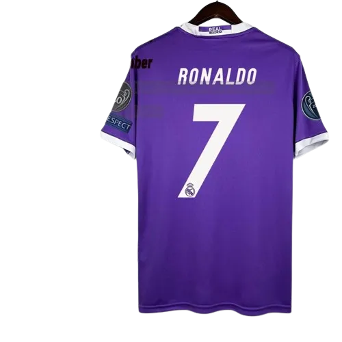 16-17 Real Madrid away football jersey Champions League version thumbnail 2