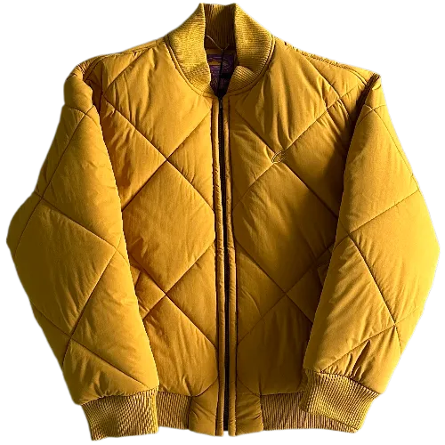 corteiz jacket bomber olde english -yellow thumbnail 2