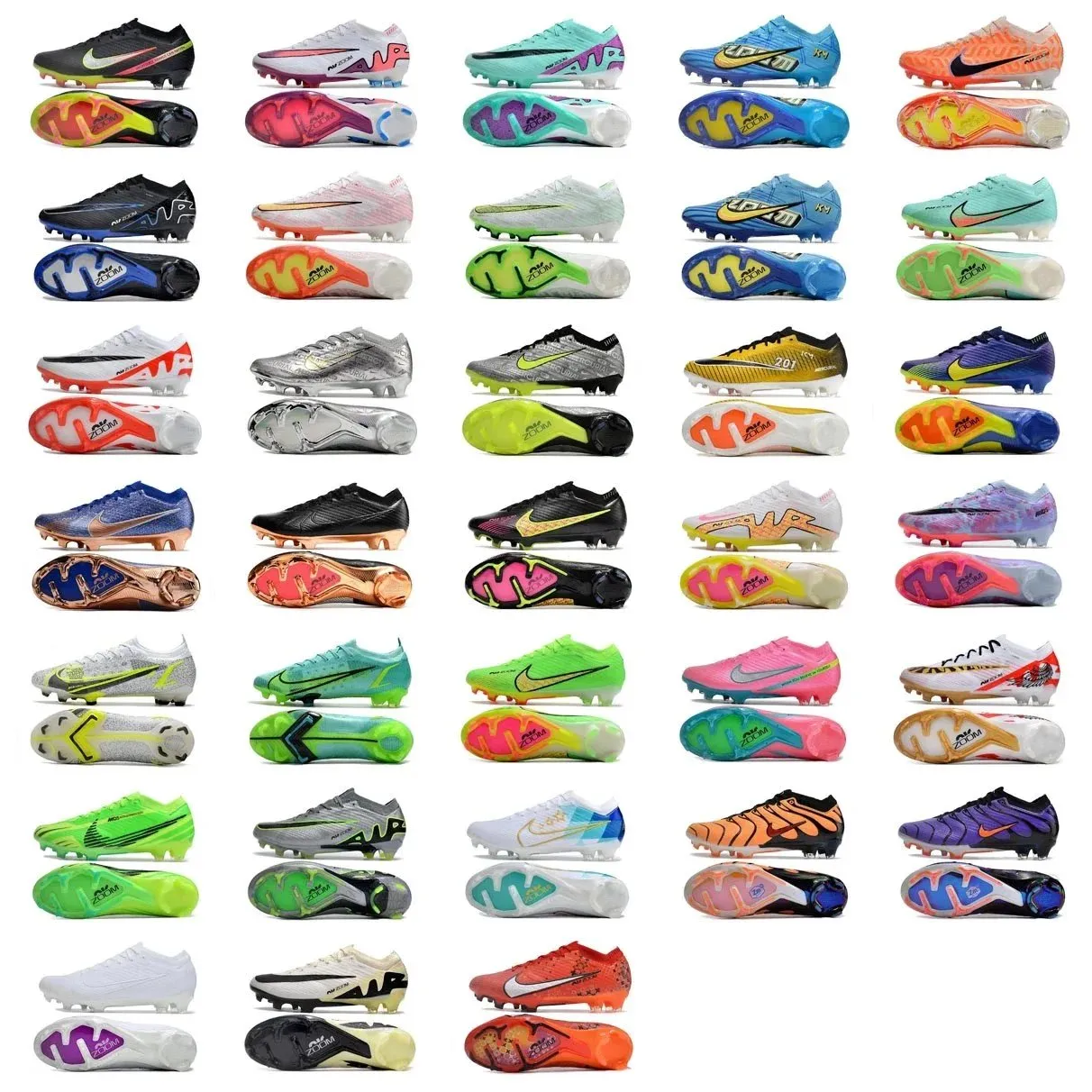 Assassin Low Top Waterproof Knit FG Football Cleats Collection（2）  (35)