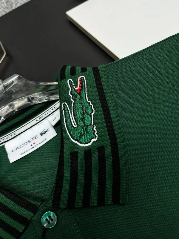 LACOSTE 鳄鱼 刺绣新款Polo衫 (84) - Image 1