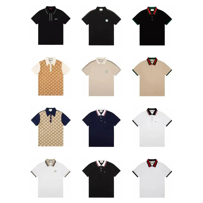 New European and American ancient GU Manyinqi CCI Velcro short sleeved internet celebrity INS lapel fashion clothes men and women tops 4 - Image 1