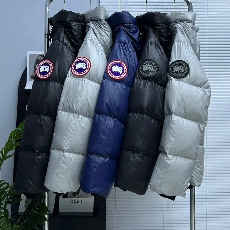 Big Goose Down Jacket Puff Winter 2025 New Shiny High Quality 2252M Thickened Warm Couple Bread Clothes 93 - Image 1